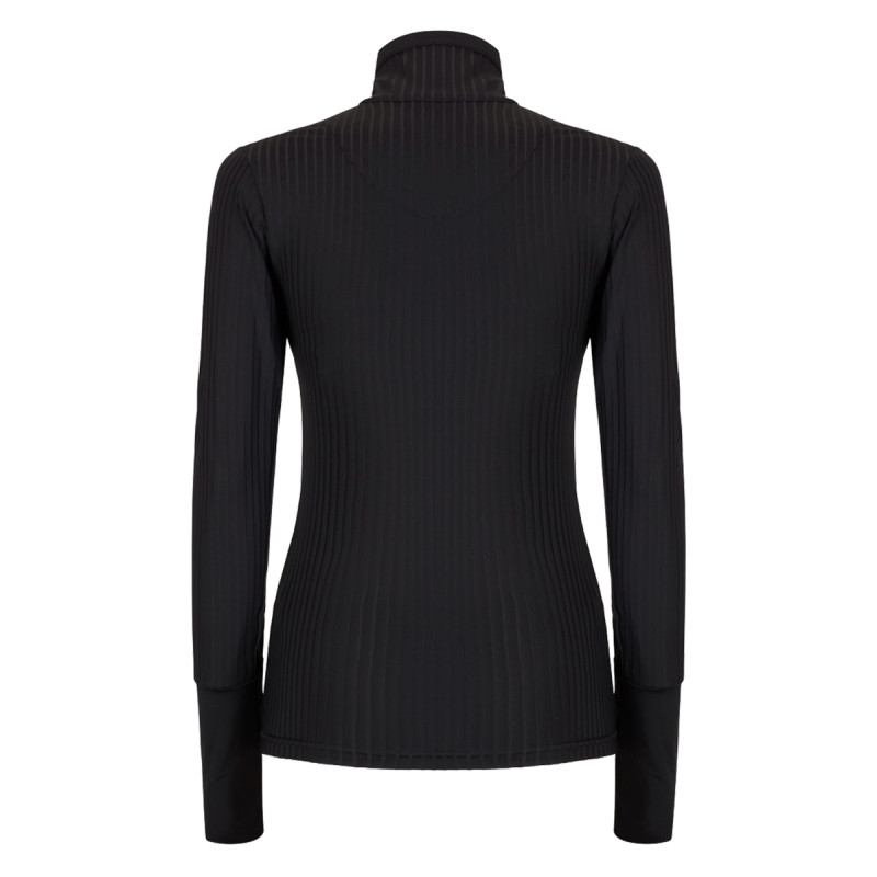 Dámska lyžiarská mikina OneMore 631 - TURTLENECK WITH HALF ZIP  - čierna