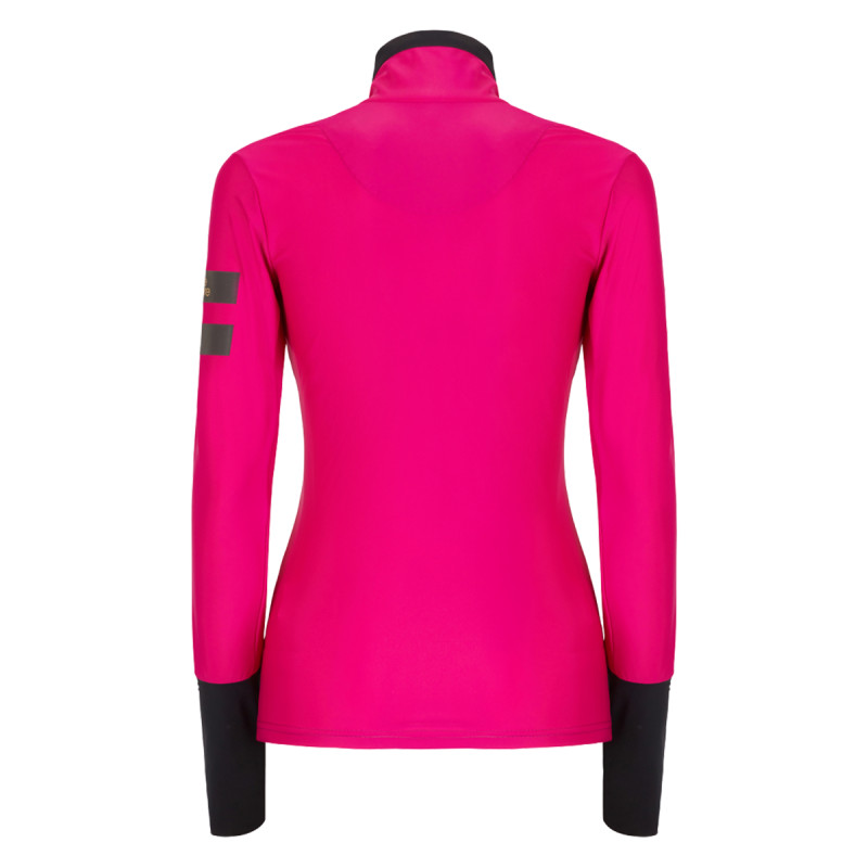 Dámska lyžiarská mikina OneMore 631 - TURTLENECK WITH HALF ZIP  - ružová