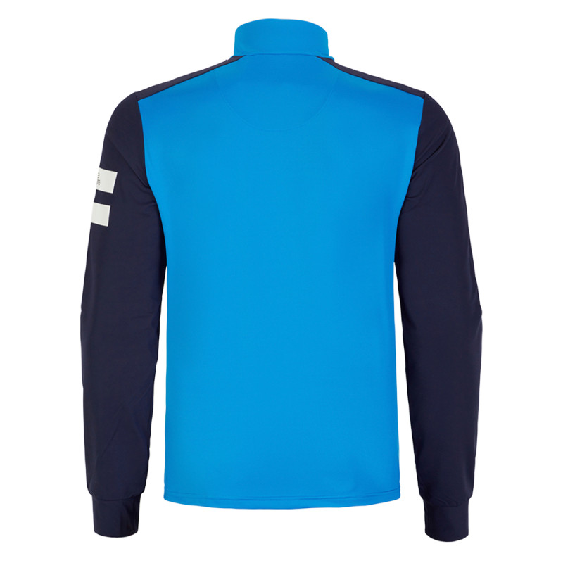 Pánska lyžiarská mikina OneMore 671 - MICROFLEECE T-NECK HALF ZIP  - modrá