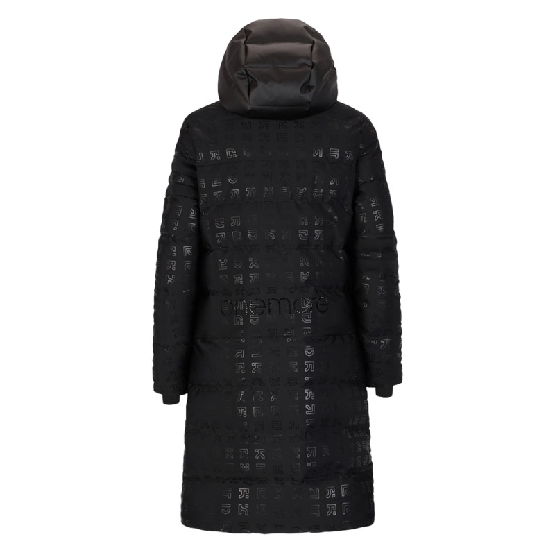 Dámsky lyžiarský kabát OneMore 211 - TRANSFORMABLE ECO DOWN PRINTED  - čierna