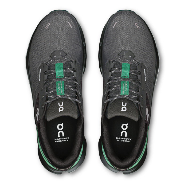 Pánské běžecké boty On CLOUDRUNNER 2 WATERPROOF  - tmavě šedá