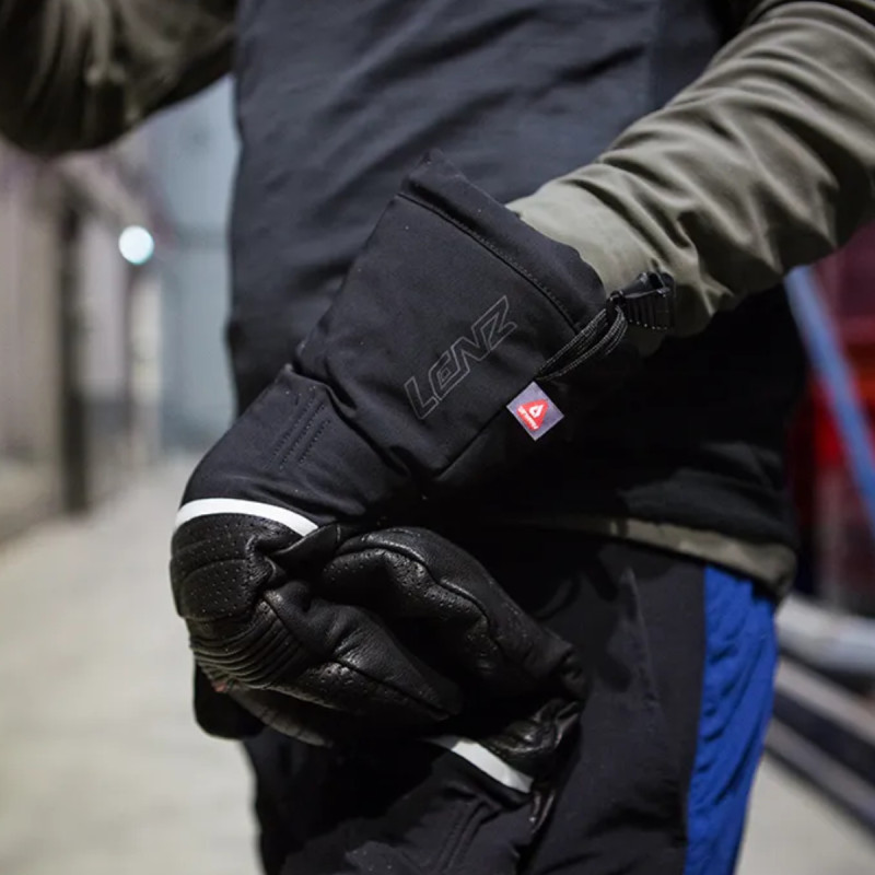 Vyhřívané rukavice Lenz 6.0 FINGER CAP MITTENS  - černá