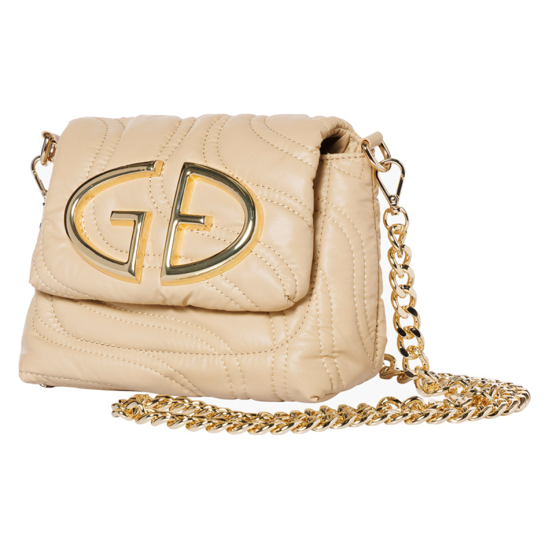 Dámska kabelka Goldbergh ORECCHIETTE CLUTCH  - béžová