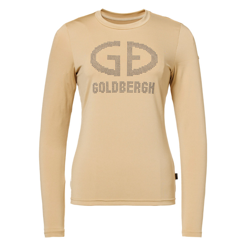 Dámské tričko Goldbergh BLITZ  - světle hnědá