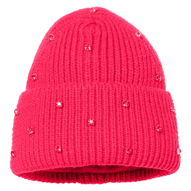 Dámska čiapka Goldbergh DREAM  - tmavo ružová