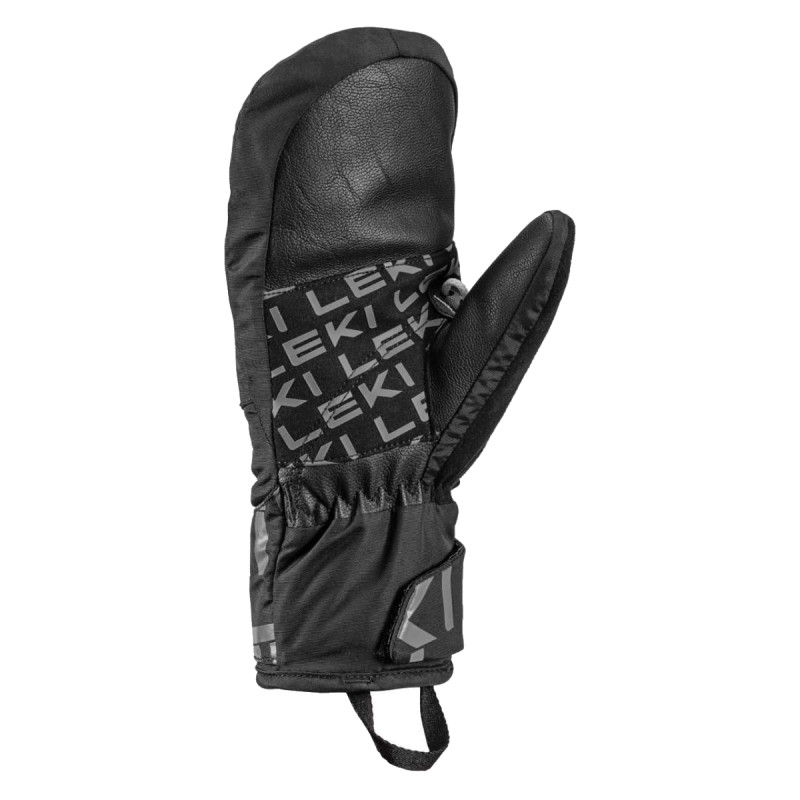 Detské lyžiarské rukavice Leki AIR SWTCH 3D JUNIOR MITT  - čierna
