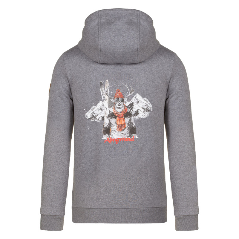 Pánska mikina Almgwand BREITLEHENALM  - šedá