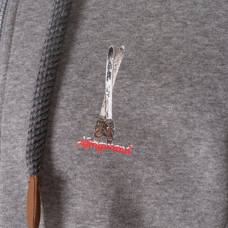 Pánska mikina Almgwand BREITLEHENALM  - šedá