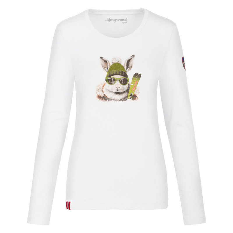Dámske tričko Almgwand TASCHACHALM  - biela