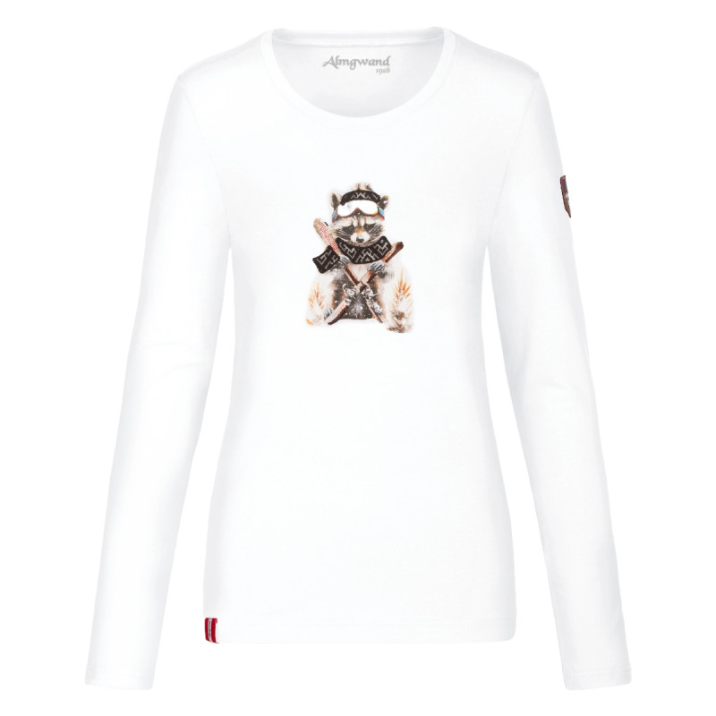 Dámske tričko Almgwand TRAUNERALM  - biela