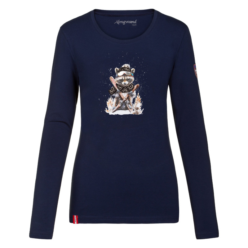 Dámské tričko Almgwand TRAUNERALM  - tmavě modrá
