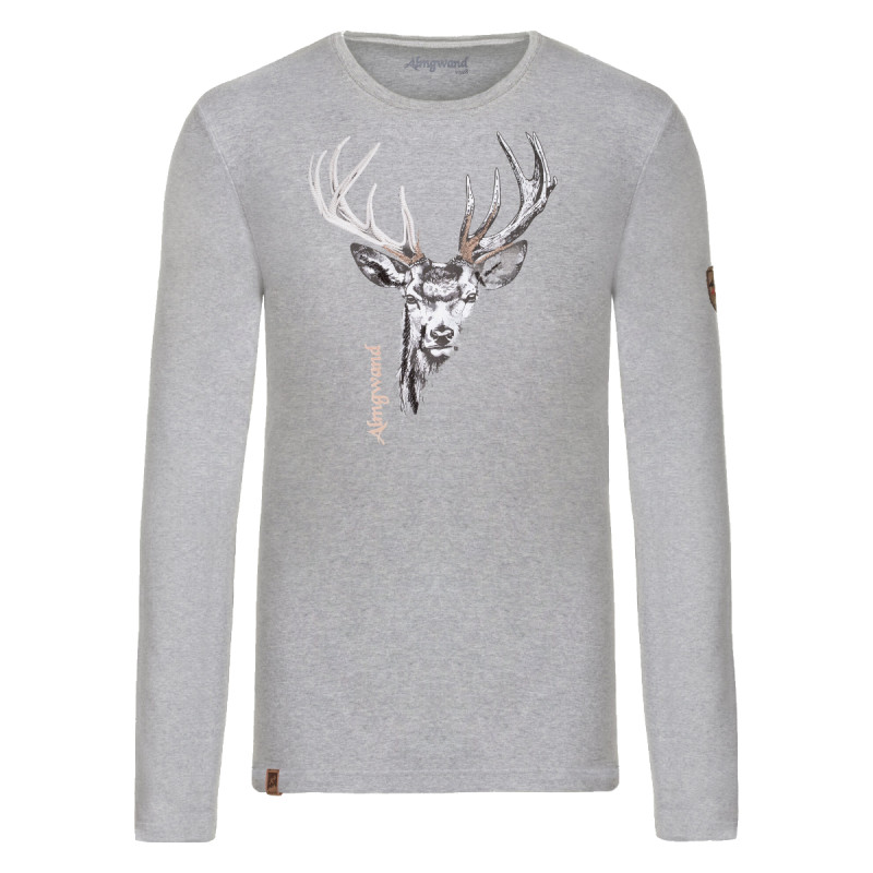 Pánské tričko Almgwand AHORNALM  - světle šedá