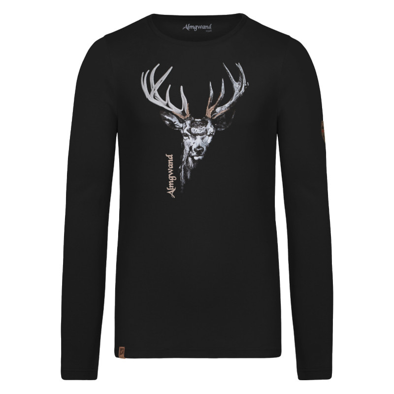 Pánske tričko Almgwand AHORNALM  - čierna