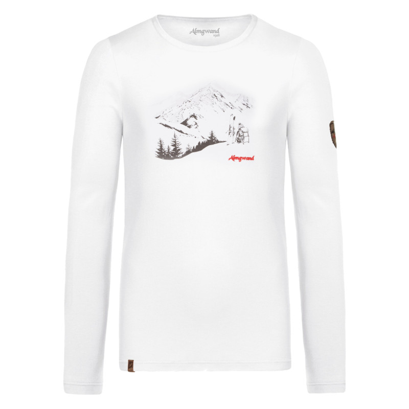 Pánske tričko Almgwand AUALM  - biela