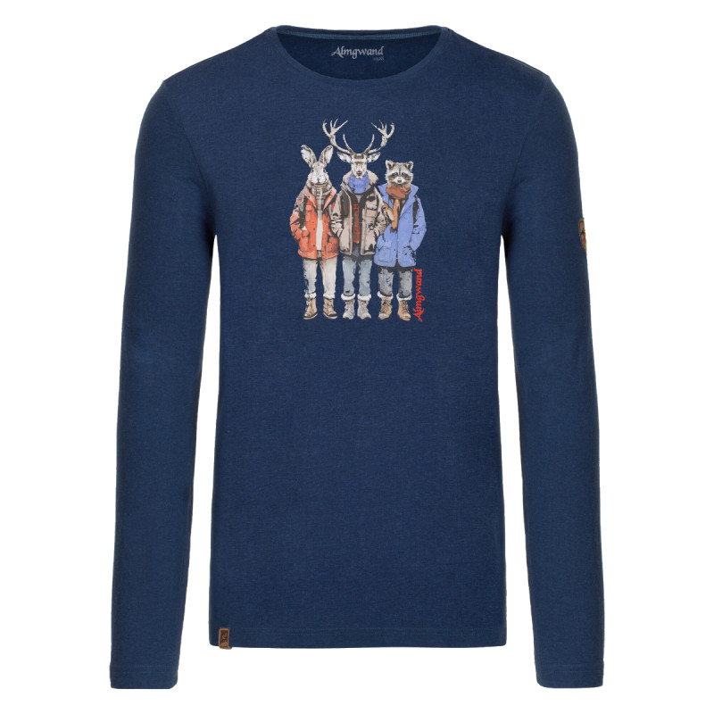 Pánské tričko Almgwand AUFHANGALM  - tmavě modrá