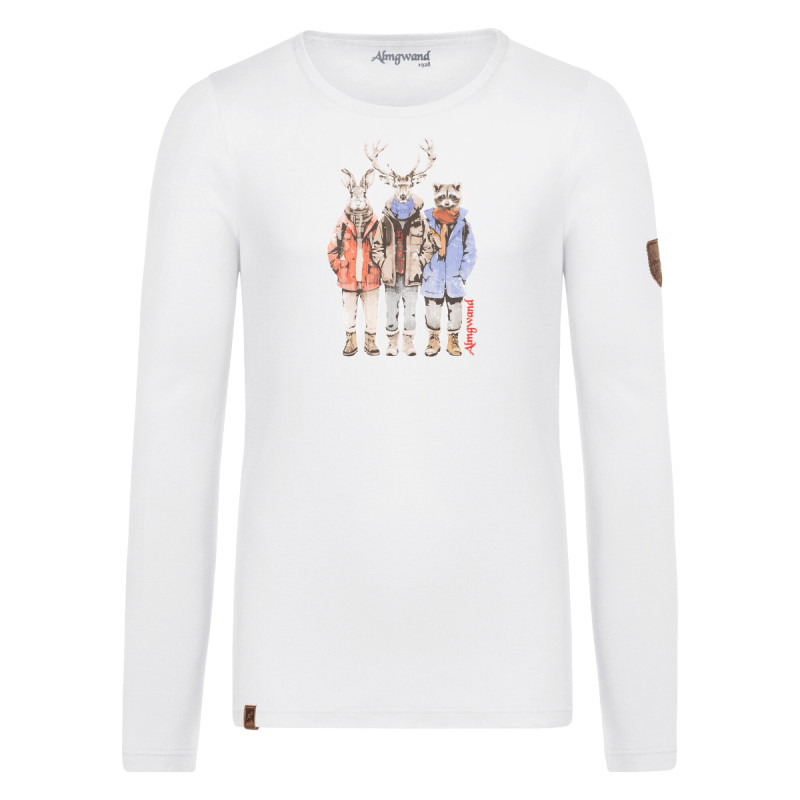 Pánske tričko Almgwand AUFHANGALM  - biela