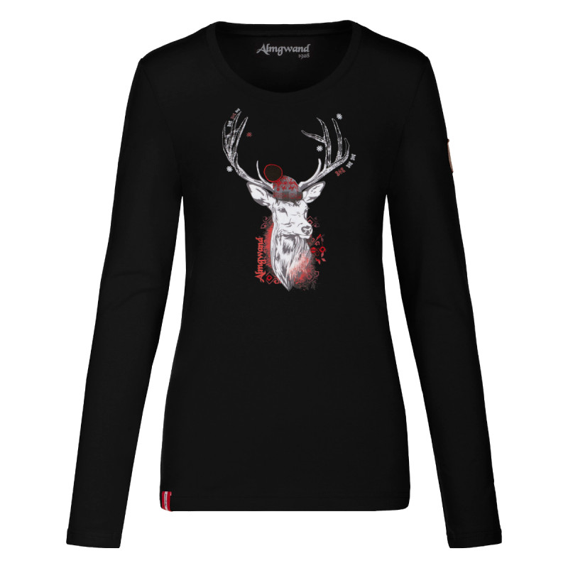 Dámske tričko Almgwand TENNERALM  - čierna