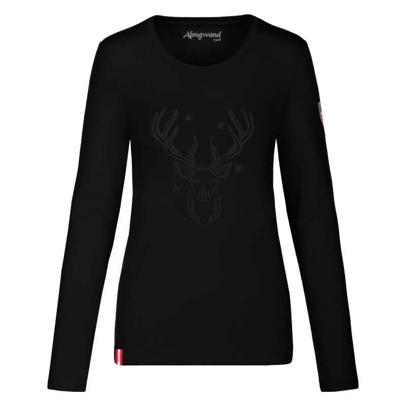 Dámské tričko Almgwand TUFLEINALM  - černá