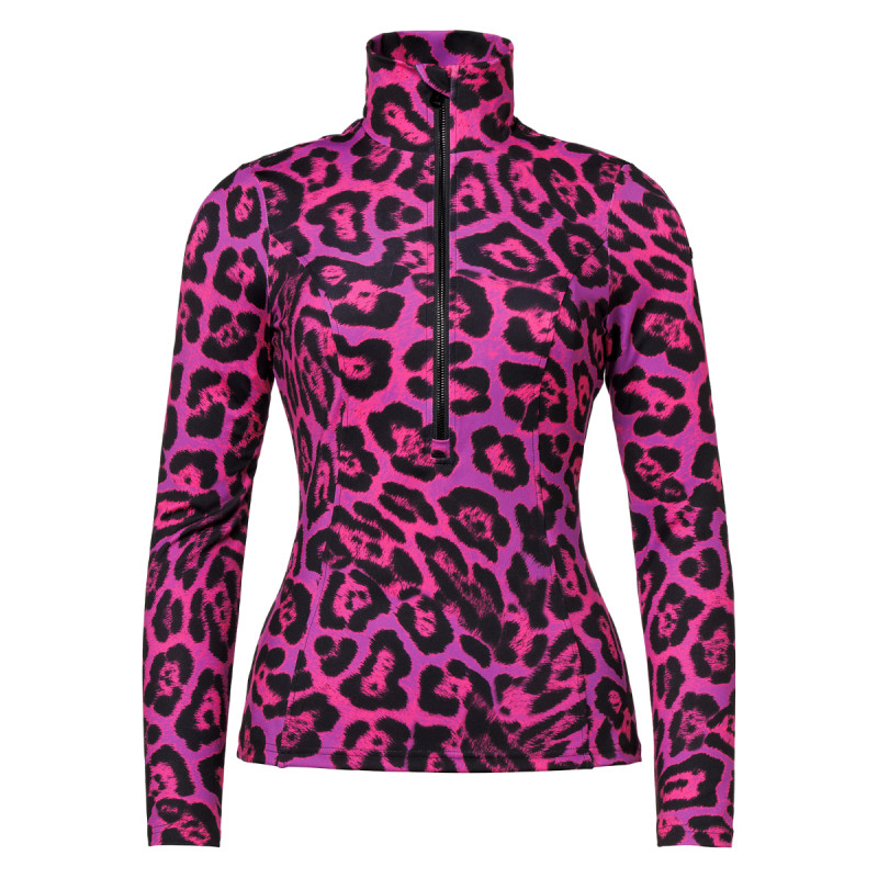 Dámska lyžiarská mikina Goldbergh LEONA  - fialová