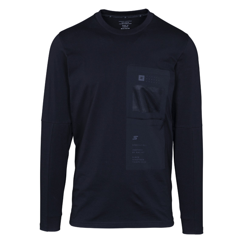 Pánské tričko Stöckli LONGSLEEVE URBAN  - černá