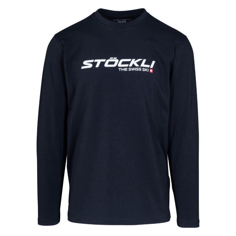 Pánske tričko Stöckli LONGSLEEVE BASIC  - čierna