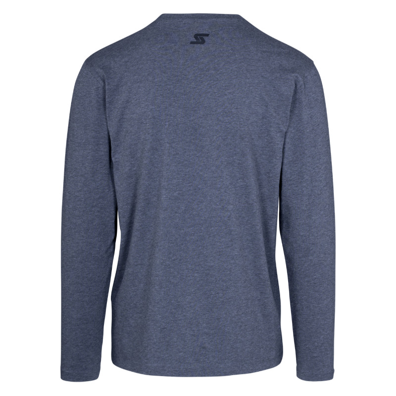 Pánske tričko Stöckli LONGSLEEVE BASIC  - tmavo šedá