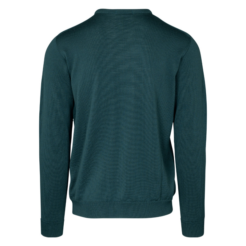 Pánsky sveter Stöckli MEN SWISS MADE KNITTED PULLOVER  - tmavo zelená