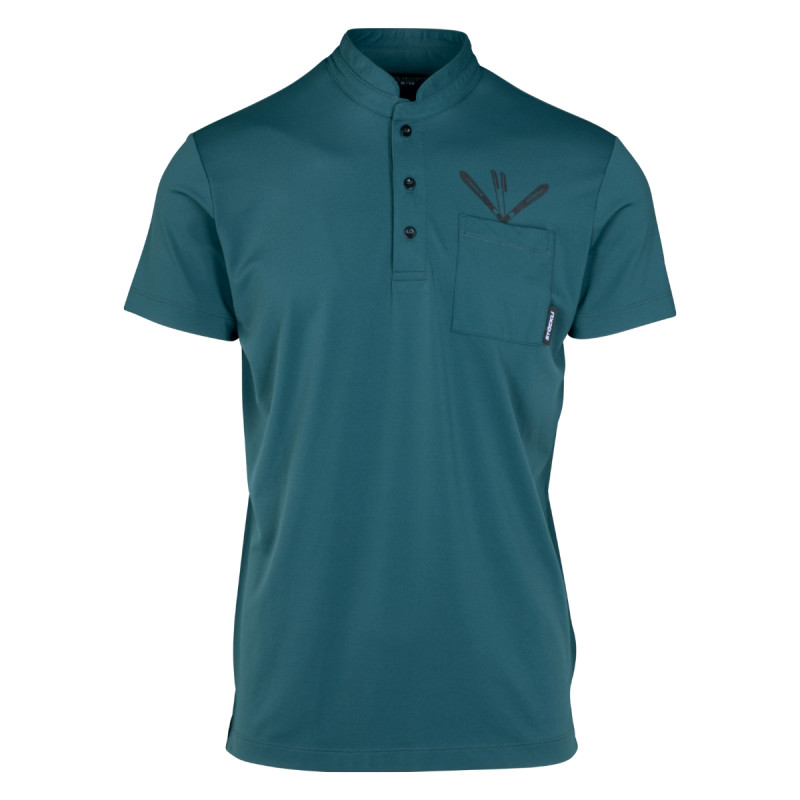 Pánské tričko Stöckli POLO MAO  - tmavě zelená