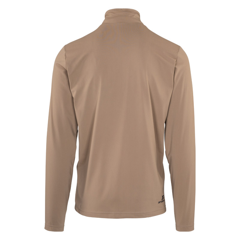 Pánska lyžiarská mikina Stöckli FUNCTIONAL SHIRT RACE  - svetlo hnedá