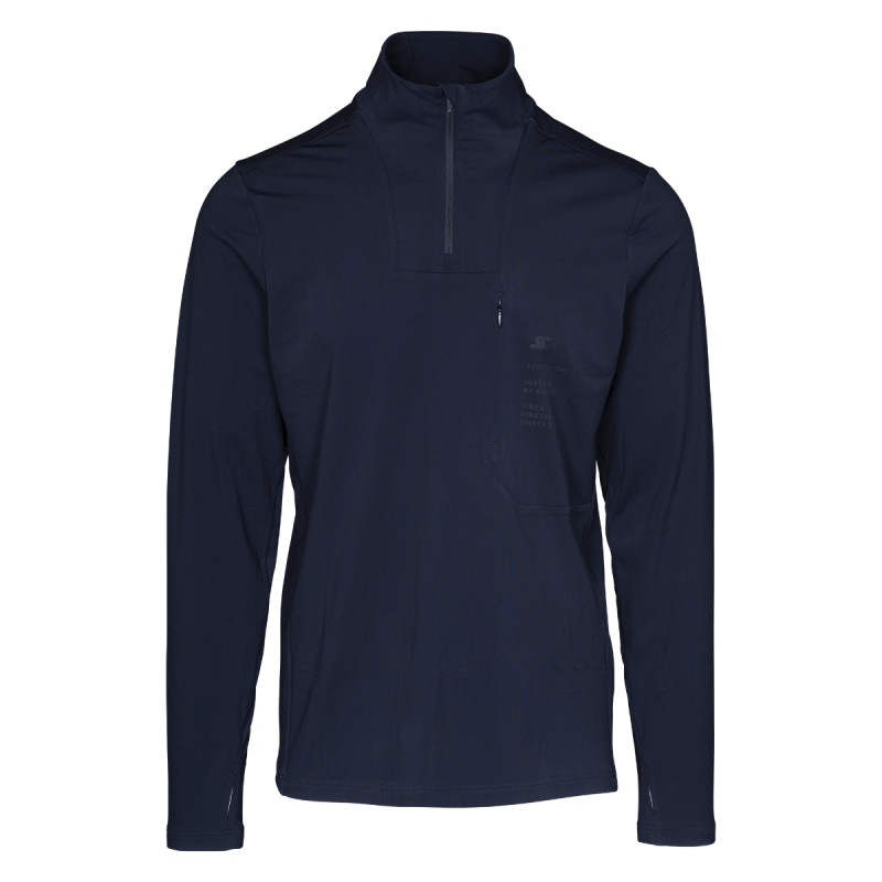 Pánska lyžiarská mikina Stöckli FUNCTIONAL SHIRT RACE  - čierna