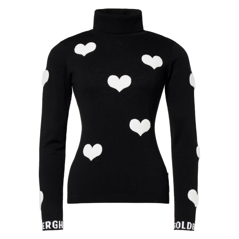 Dámsky sveter Goldbergh BACIO  - čierna