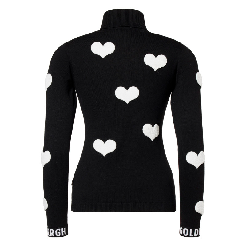 Dámsky sveter Goldbergh BACIO  - čierna