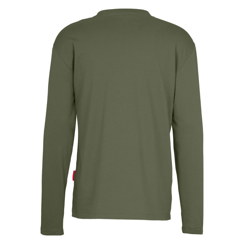 Pánske tričko Van Deer ESSENTIAL LONGSLEEVE  - khaki