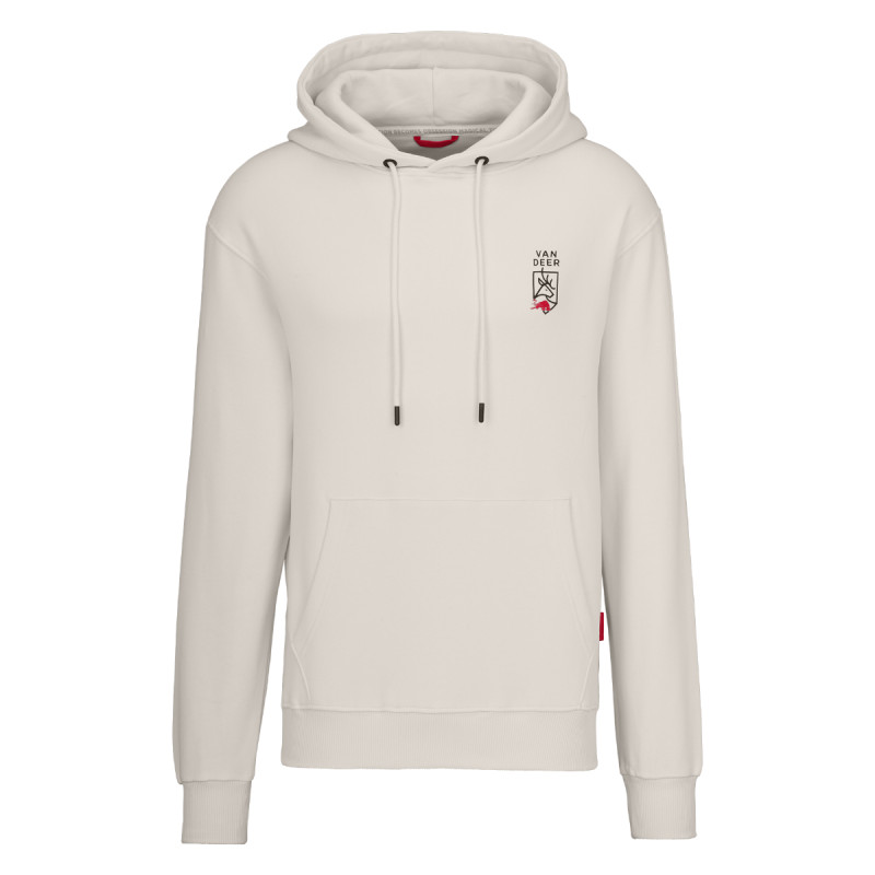 Pánska mikina Van Deer ESSENTIAL HOODIE  - biela