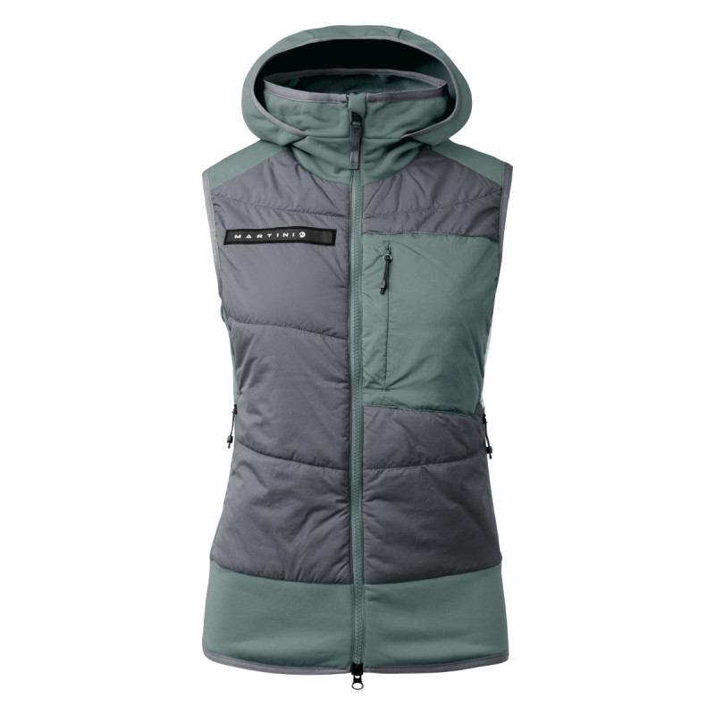 Dámska vesta Martini Sportswear YALCA HYBRID  - svetlo šedá