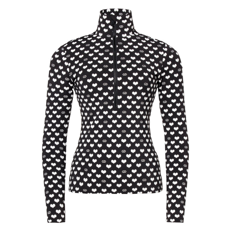 Dámska mikina Goldbergh CUORI  - čierna