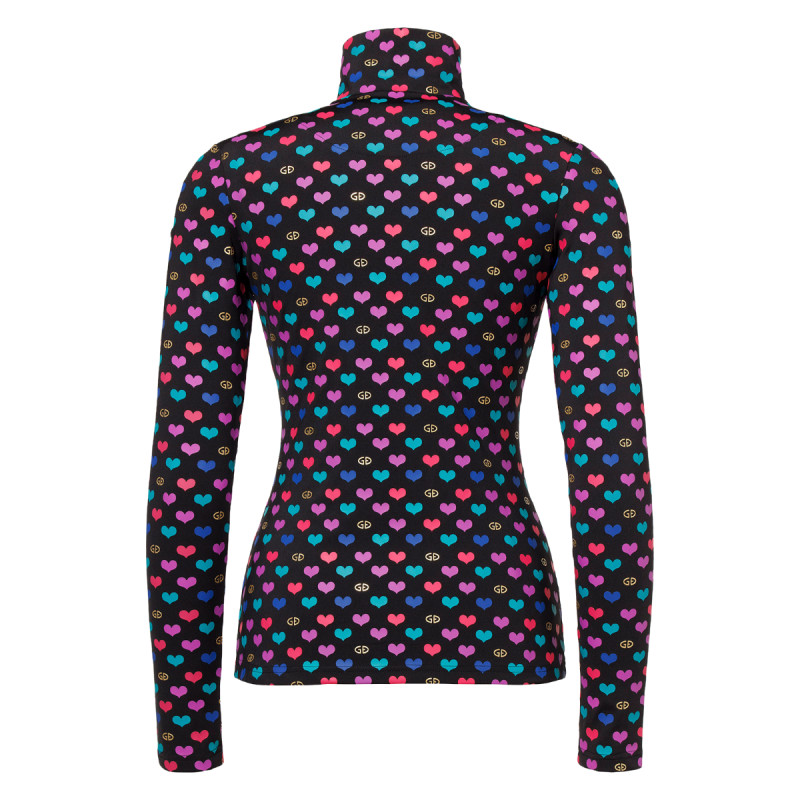 Dámska mikina Goldbergh CUORI  - čierna