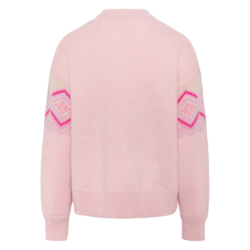 Dámsky sveter Kari Traa RACHEL SWEATER  - svetlo ružová