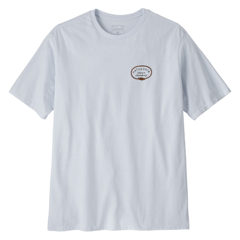 Pánske tričko Patagonia CLEAN CLIMB ROOTS RESPONSIBILI-TEE  - biela