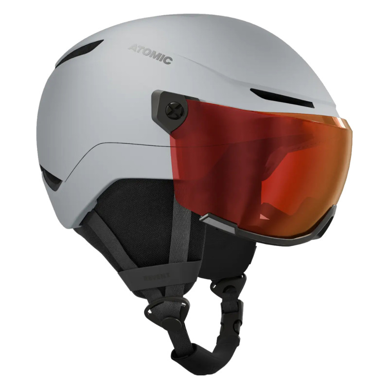 Dětská lyžařská helma Atomic REVENT VISOR JR  - šedá