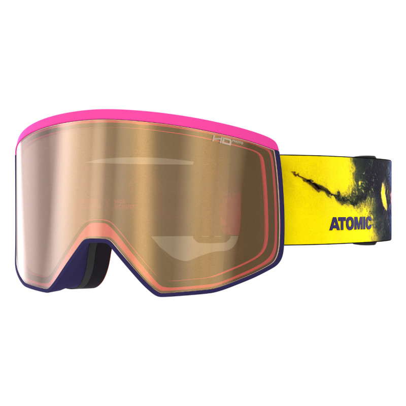 Lyžiarske okuliare Atomic FOUR PRO L SIGNATURE NMC  - ružová