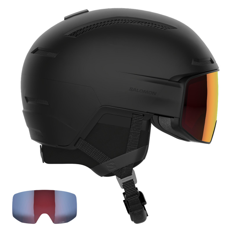 Lyžiarská prilba Salomon DRIVER PRIME SIGMA PLUS (2 ZORNÍKY)  - čierna