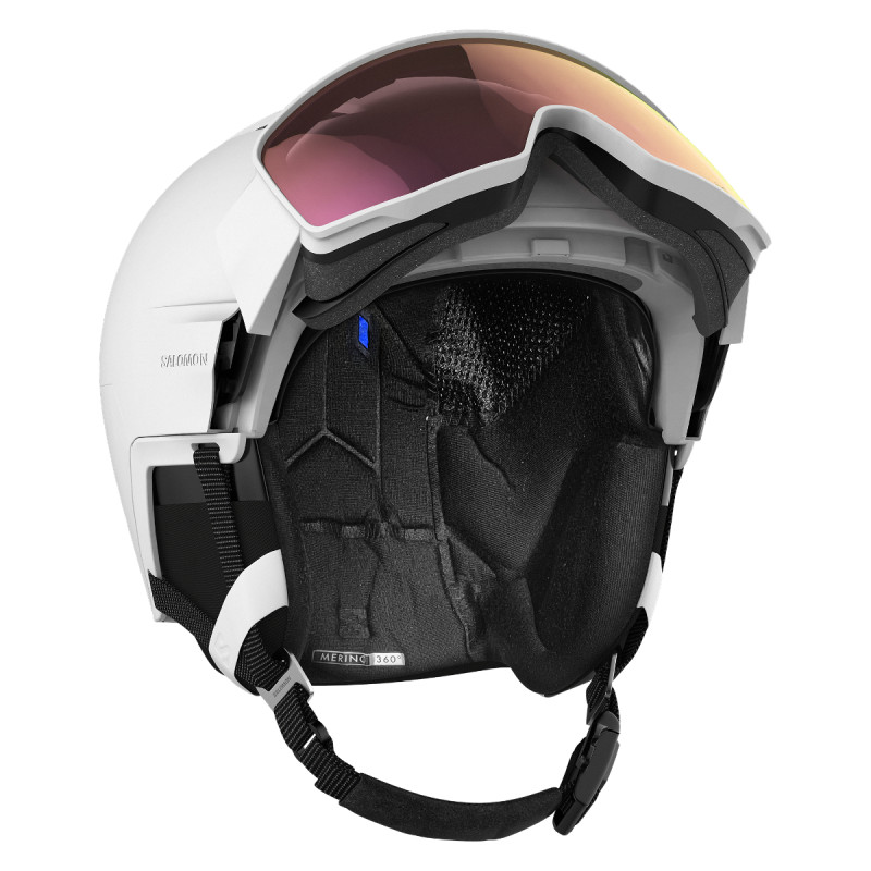 Lyžařská helma Salomon DRIVER PRIME SIGMA PLUS (2 ZORNÍKY)  - bílá