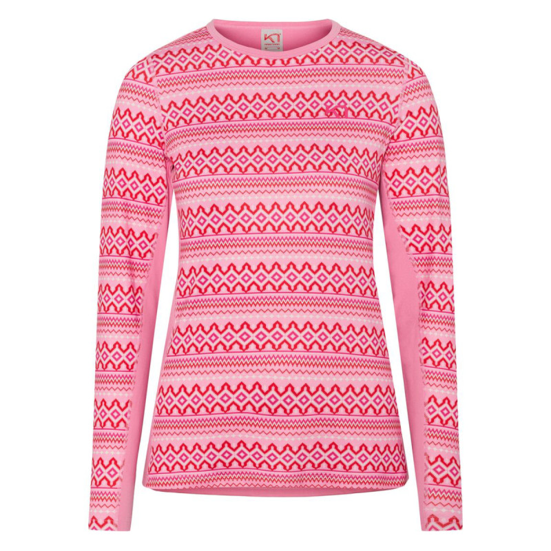 Dámské funkční tričko Kari Traa LILJA LS  - růžová
