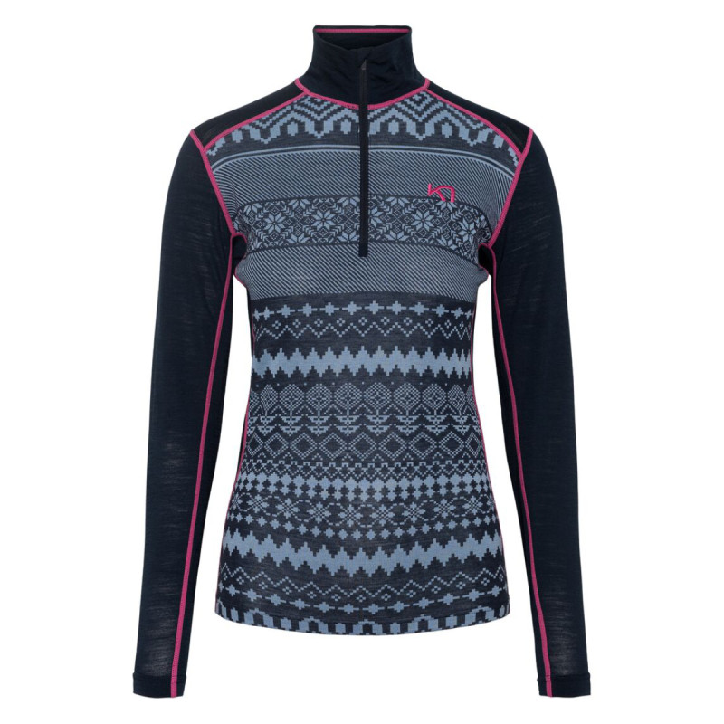 Dámské funkční tričko Kari Traa LIVE H/Z  - tmavě modrá