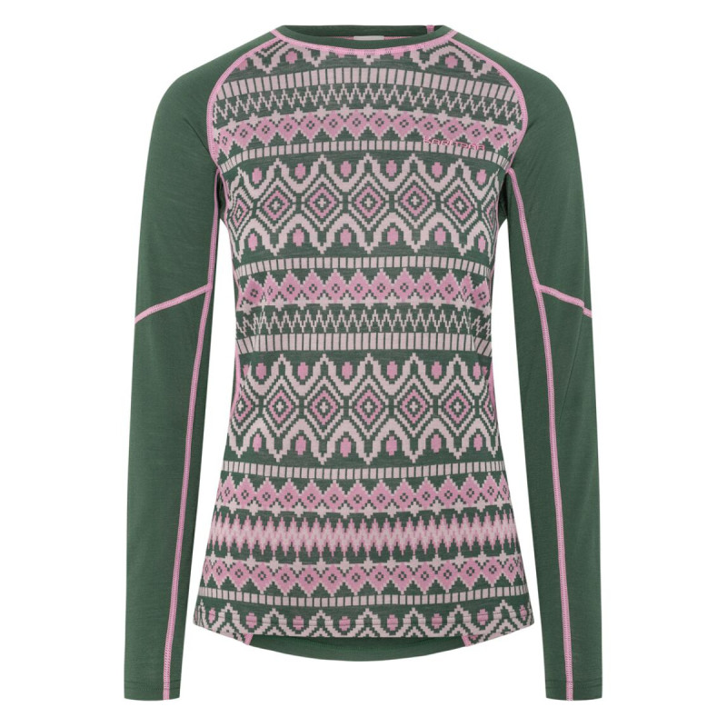 Dámské funkční tričko Kari Traa MALIA LS  - tmavě zelená