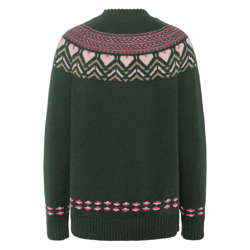 Dámsky sveter Kari Traa SUNDVE  - zelená