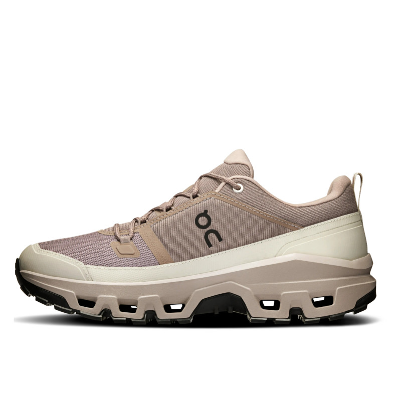 Pánské turistické boty On CLOUDROCK LOW WATERPROOF  - béžová