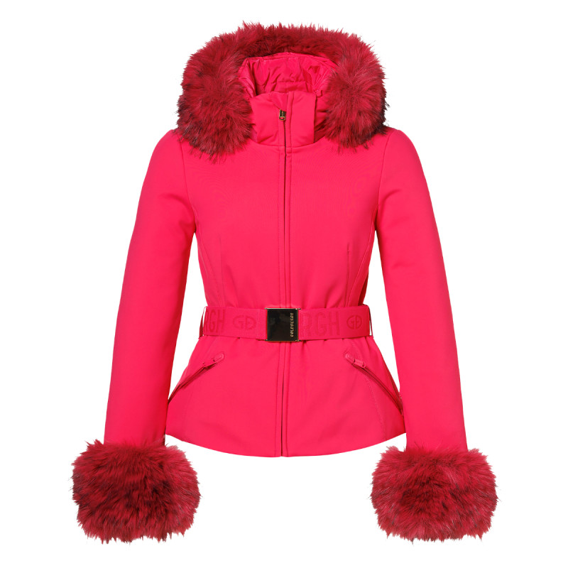 Dámska bunda Goldbergh GISELLE  - tmavo ružová