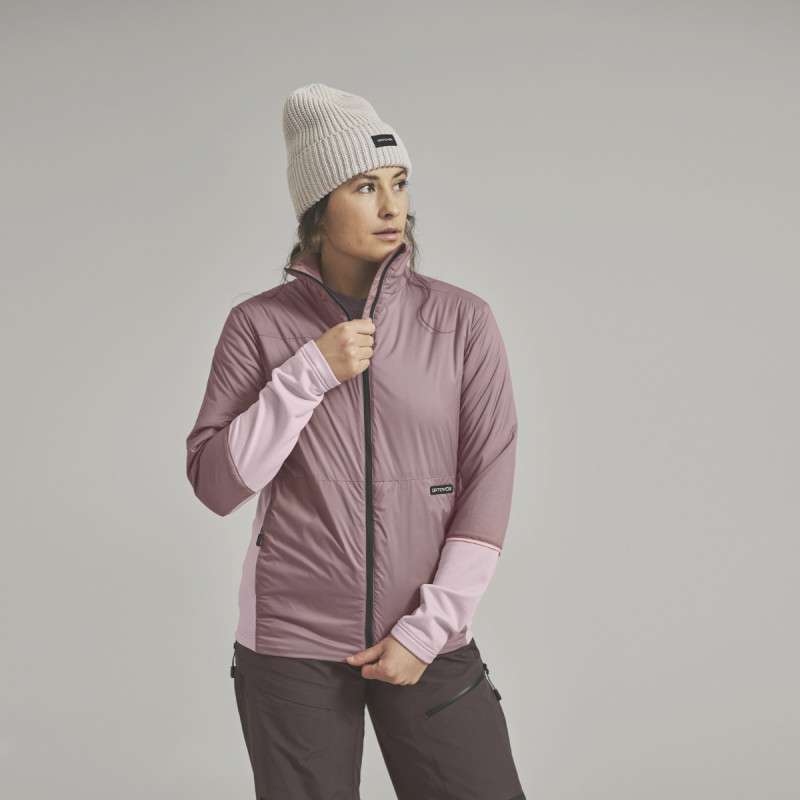 Dámska bunda Ortovox RAVINE METAWOOL 60  - tmavo ružová